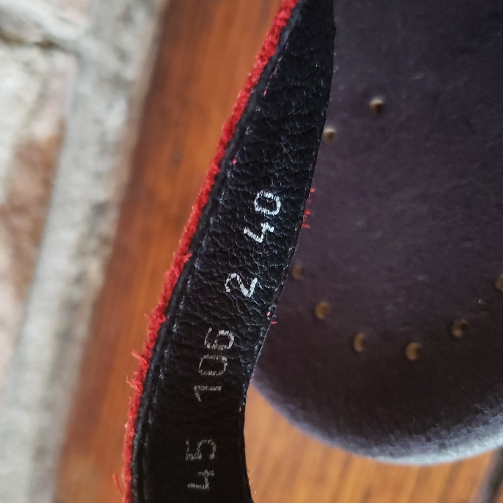 Mephisto Red Suede Sandals Size 9 - Picture 8 of 14